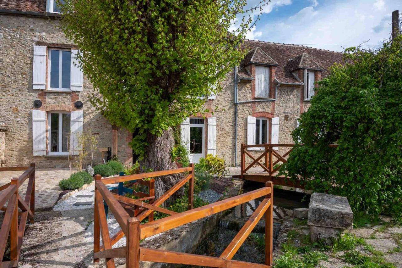 Le Moulin De Cutesson O Dela Du M Bed and Breakfast Villenauxe Exteriör bild